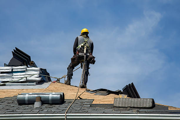 Professional Gutter Installation technician working in Bucoda, WA